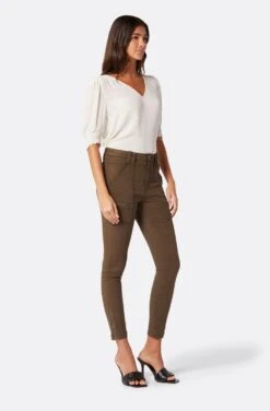 Joie Karemele Short Sleeve Silk Top -Joie Shop 20 3 2088H TP04194 PORCELAIN 4