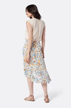 Joie Brigida Midi Silk Skirt -Joie Shop 22 1 008893 SK00696 PRSNBLMLT Brigid 4