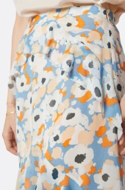Joie Brigida Midi Silk Skirt -Joie Shop 22 1 008893 SK00696 PRSNBLMLT Brigid 5