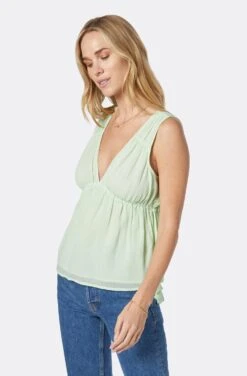 Joie Lytle Cotton Top -Joie Shop 22 1 009098 TP05063 PSTLGRN LYTLE 3