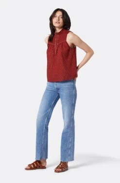 Joie Joesa Sleeveless Cotton Top -Joie Shop 22 2 008959 TP561 RUSSETBROWN JOESA 1