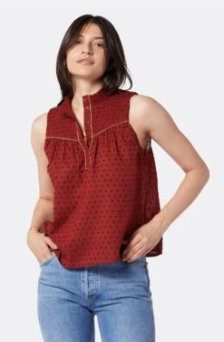 Joie Joesa Sleeveless Cotton Top