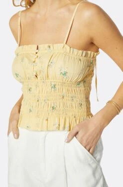 Joie Cameo Sleeveless Top 12 Joie Cameo Sleeveless Top -Joie Shop 22 2 009047 TP05172 CHAMOMILEMULTI cameo 5