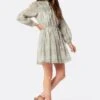 Joie Challensia Mini Cotton Dress -Joie Shop 22 2 009231 DR03306 SHALEGREENMULTI CHALLENSIA 4