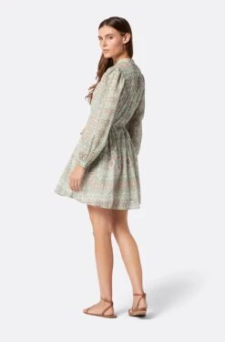 Joie Challensia Mini Cotton Dress 14 Joie Challensia Mini Cotton Dress -Joie Shop 22 2 009231 DR03306 SHALEGREENMULTI CHALLENSIA 5