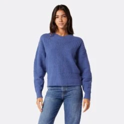 Joie Calvaire Crew Neck Sweater -Joie Shop 22 3 009011 SW02295 BIJOUBLUE CALVAIRE DPA2