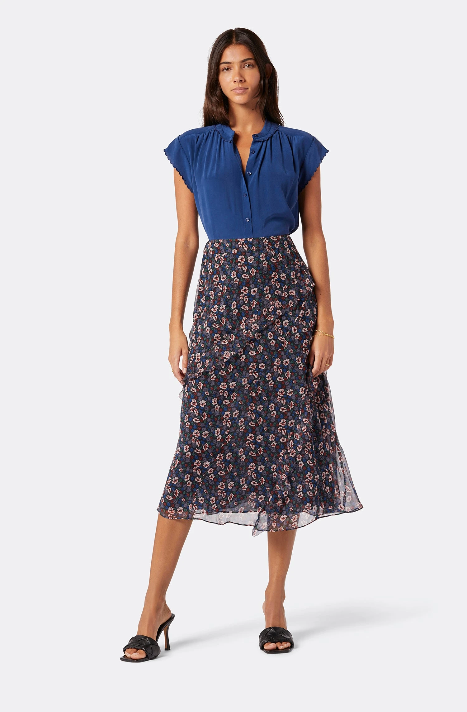 Joie Caillie Midi Silk Skirt 4 Joie Caillie Midi Silk Skirt - Image 2