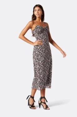 Joie Dauphine Midi Cotton Dress -Joie Shop 22 3 009161 DR03524I CAVIARMULTI DAUPHINE 4