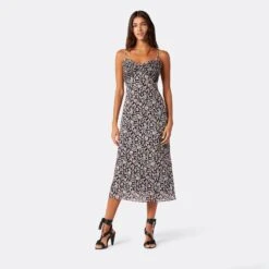 Joie Dauphine Midi Cotton Dress -Joie Shop 22 3 009161 DR03524I CAVIARMULTI DAUPHINE DPA1