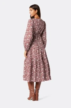 Joie Alesia Maxi Cotton Dress -Joie Shop 22 3 009179 DR03551 RUSSETBROWNMULTI ALESIA 5