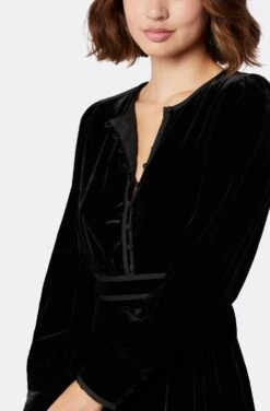 Joie Renata Velvet Mini Dress -Joie Shop D0005F07636 CAV 6