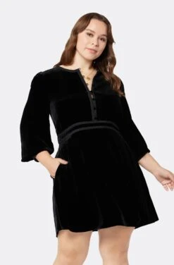 Joie Renata Velvet Mini Dress -Joie Shop D0005X07636 CAV 2