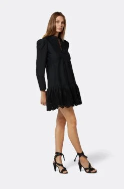 Joie Dawn Mini Cotton Dress -Joie Shop D0016F02536 CAV 4