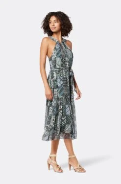 Joie Freya Midi Silk Dress -Joie Shop D0025A9361 DKGL 3
