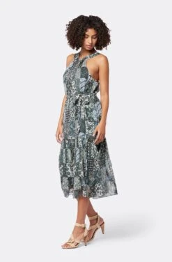 Joie Freya Midi Silk Dress -Joie Shop D0025A9361 DKGL 4