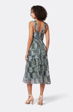 Joie Freya Midi Silk Dress -Joie Shop D0025A9361 DKGL 5