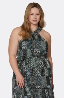 Joie Freya Midi Silk Dress -Joie Shop D0025X9361 DKGL 2