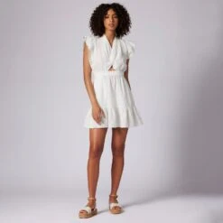 Joie Stevie Mini Linen Dress -Joie Shop D0044F889 PRCL 1 DPA