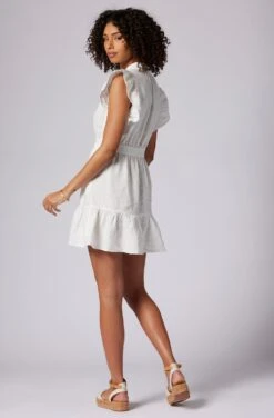 Joie Stevie Mini Linen Dress -Joie Shop D0044F889 PRCL 2