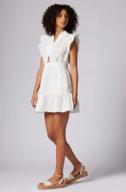 Joie Stevie Mini Linen Dress -Joie Shop D0044F889 PRCL 3