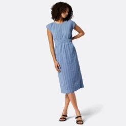 Joie Natalia Midi Cotton Dress -Joie Shop D0053BF9313 CYBL 1 DPA