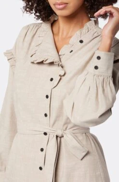 Joie Iggy Mini Cotton Dress -Joie Shop D0063F09190 OAT 6