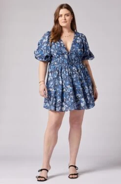 Joie Lucia Mini Cotton Dress -Joie Shop D0066XA9370 NVBM 1 b0197737 64e7 4800 a637 fc257bab16aa