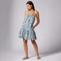 Joie Nala Mini Linen Dress -Joie Shop D0075A0006 PNIT 1 DPA