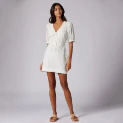 Joie Lexie Mini Cotton Dress -Joie Shop D0077F337 PRCL 1 DPA