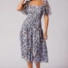 Joie Gillian Midi Silk Dress -Joie Shop D0081A0010 EMRM 1