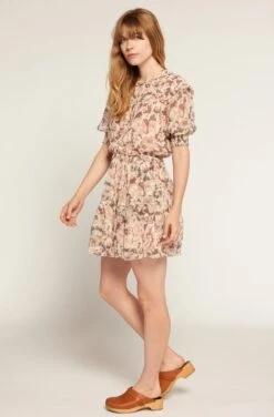 Joie Laura Mini Silk Dress -Joie Shop D0082A0010 DWNM 3