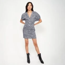 Joie Alora Mini Cotton Dress -Joie Shop D0136F9405 OBML 1 DPA