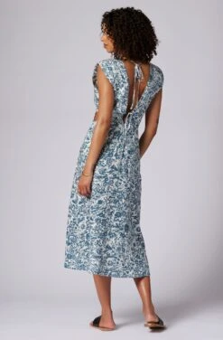 Joie Ember Midi Linen Dress -Joie Shop D0143A0006 PNIT 2