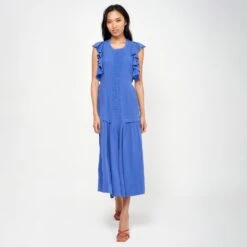 Joie Polly Midi Silk Dress -Joie Shop D0146F7881 DEEU 1 DPA