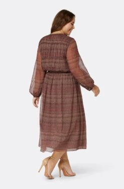 Joie Alquina Midi Silk Dress -Joie Shop D3275X09300 AFRM 5