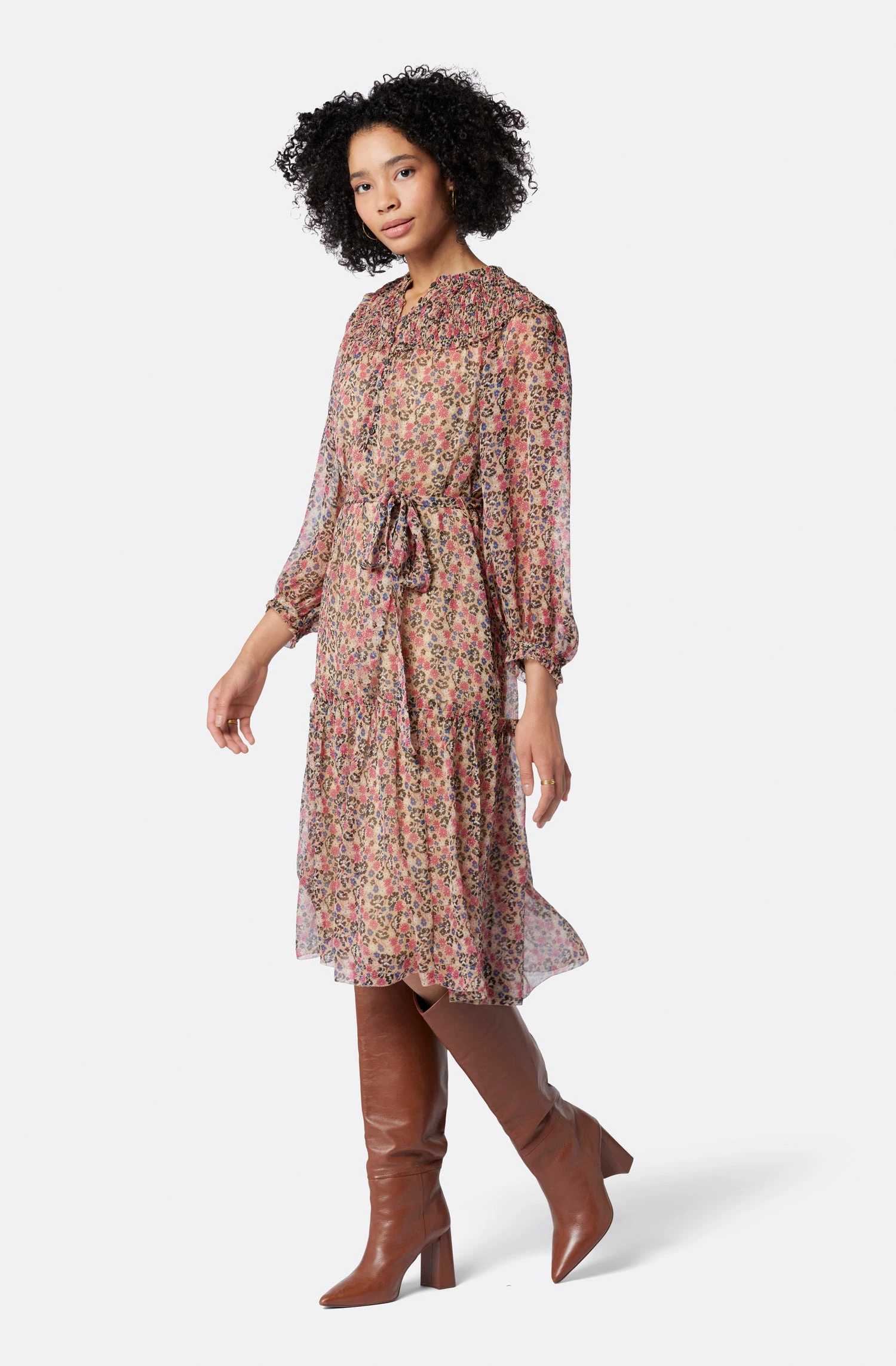 Joie Peoria Silk Midi Dress 5 Joie Peoria Silk Midi Dress - Image 3
