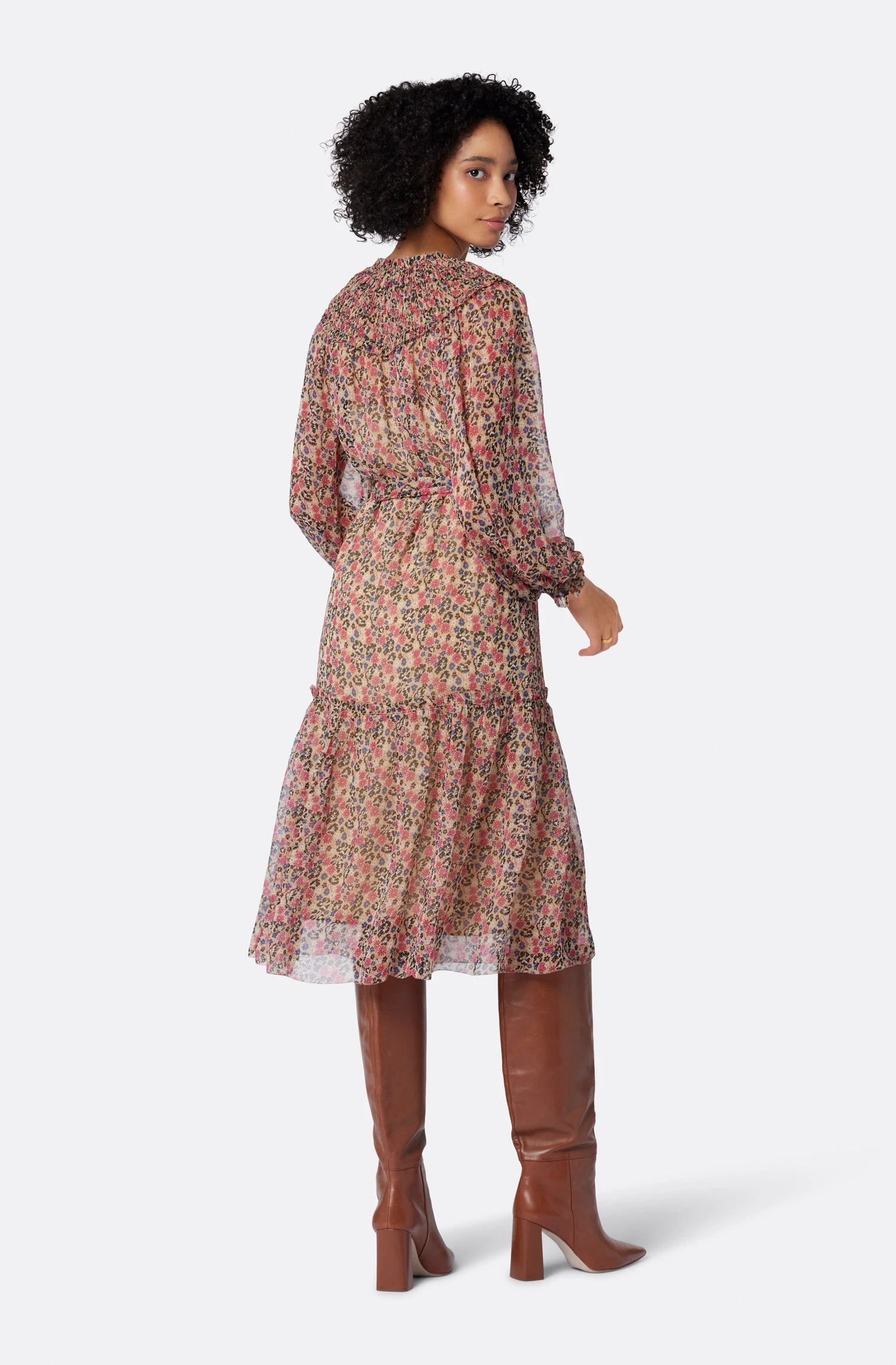 Joie Peoria Silk Midi Dress 8 Joie Peoria Silk Midi Dress - Image 6