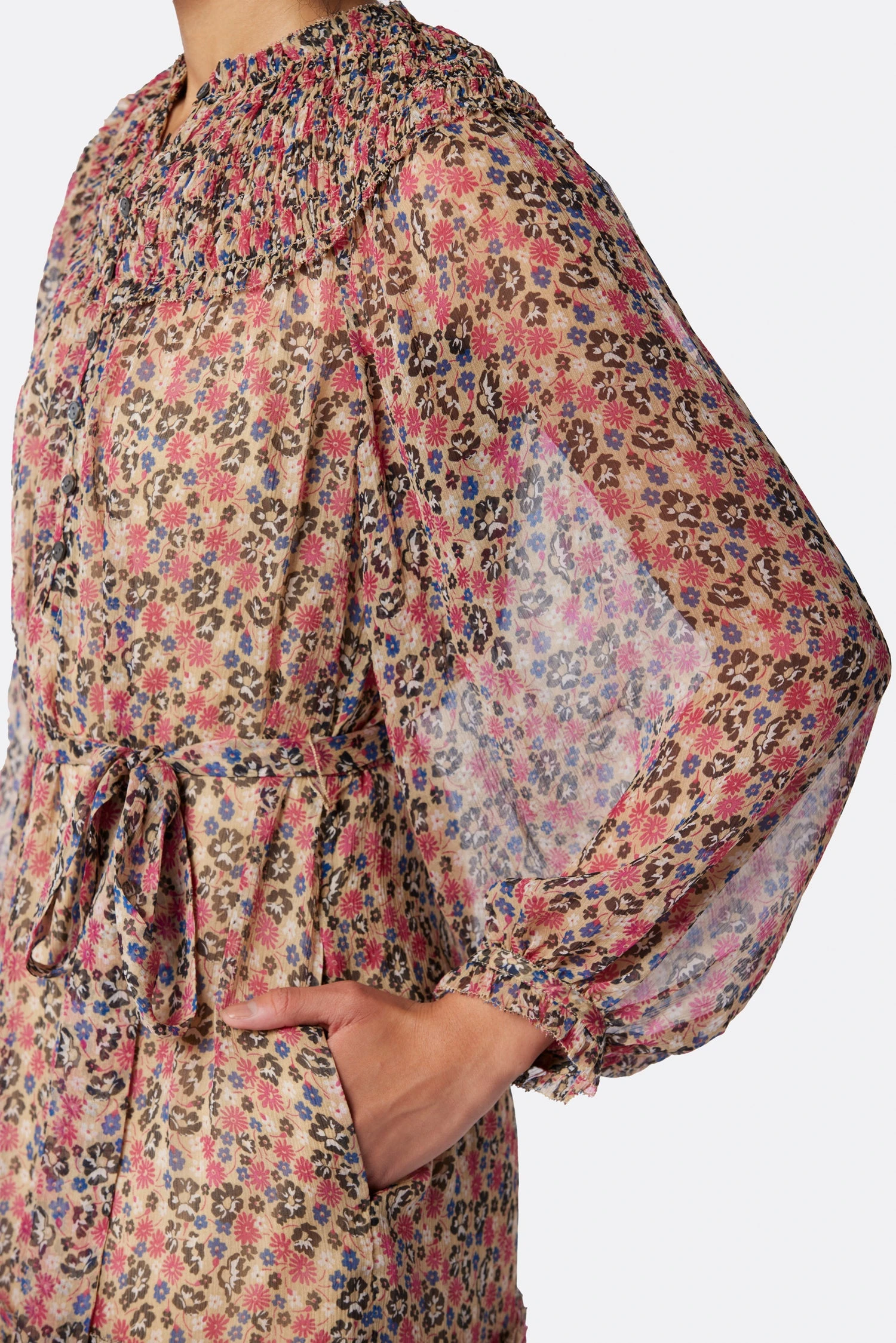 Joie Peoria Silk Midi Dress 6 Joie Peoria Silk Midi Dress - Image 4