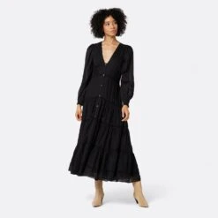 Joie Meredine Maxi Cotton Dress -Joie Shop DR03321B8903 CAV 1 DPA