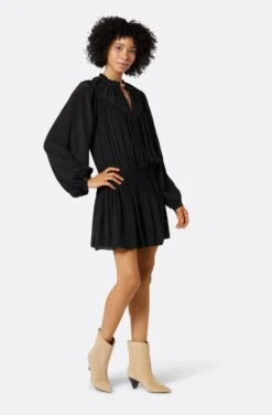 Joie Essex Mini Silk Dress -Joie Shop DR03370B7881 CAV 4