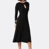Joie Ribera Midi Dress -Joie Shop DR035389142 CAV 4
