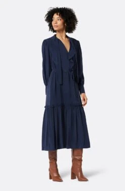 Joie Roussel Silk Midi Dress -Joie Shop DR035777881 PCT 4