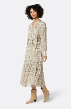 Joie Roussel Midi Silk Dress -Joie Shop DR035779133 BSNM 3
