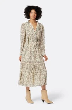 Joie Roussel Midi Silk Dress -Joie Shop DR035779133 BSNM 4