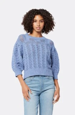 Joie Ella Crew Neck Cotton Sweater