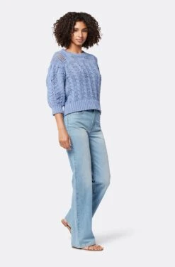 Joie Ella Crew Neck Cotton Sweater -Joie Shop K0030Y9207 CYBL 3