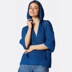 Joie Aurora Cotton Crochet Sweater -Joie Shop K0042Y5493 BLQZ 4 DPA