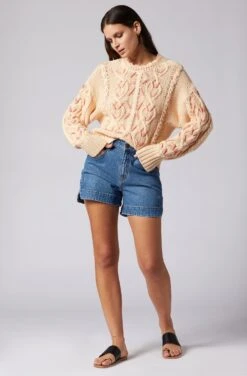 Joie Cameron Crew Neck Sweater -Joie Shop K0073Y2621 DAWN 1