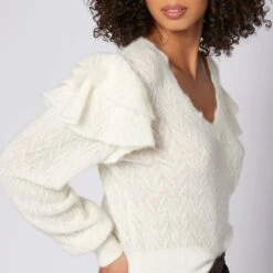 Joie Inez V-Neck Sweater -Joie Shop K0090Y9218 WTWH 4 DPA