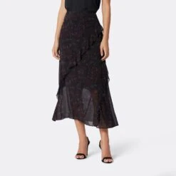 Joie Caillie Silk Midi Skirt 15 Joie Caillie Silk Midi Skirt -Joie Shop K009989133 CAVM 2 DPA